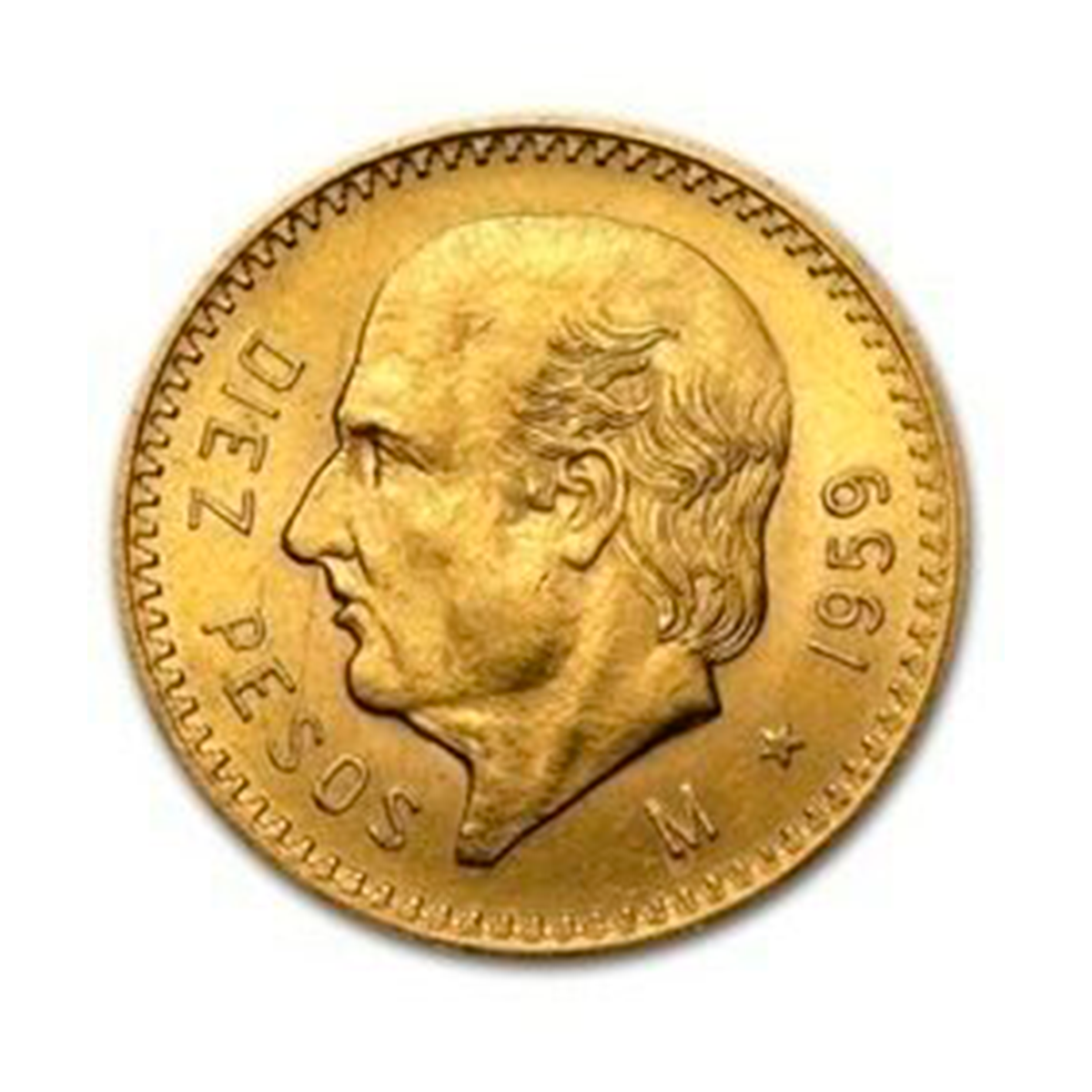 Moneda 10 Pesos Oro
