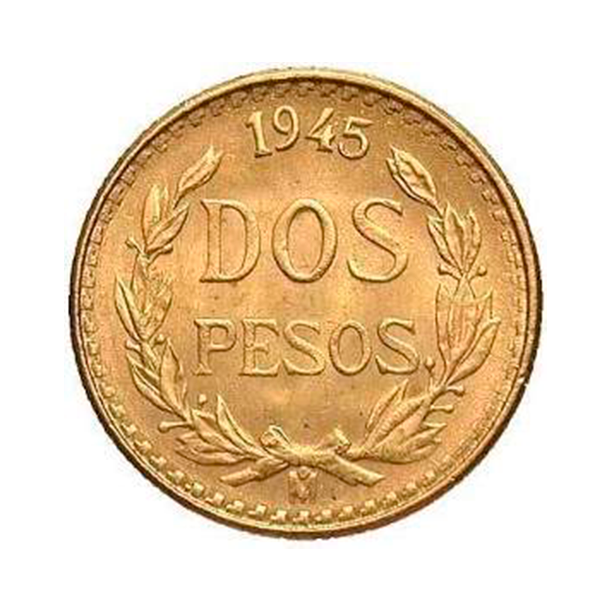 Moneda 2 Pesos Oro