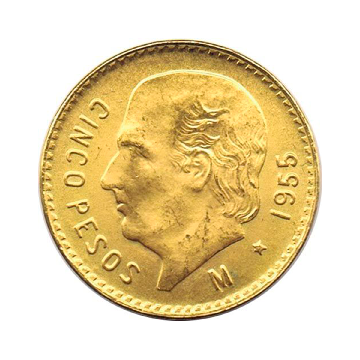 Moneda 5 Pesos Oro